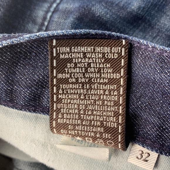 7 For All Mankind Slimmy Darkwash Men’s Jeans size 32 - Picture 13 of 16